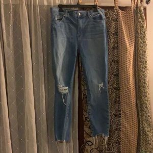 Distressed Paige Jeans